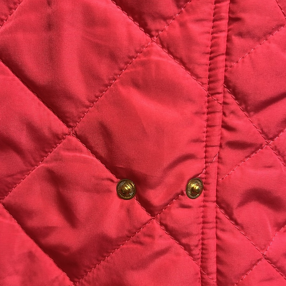 Women’s Crown & Ivy Hot Pink Zip front and zip pockets Gold hardware Medium NWOT - Picture 4 of 10